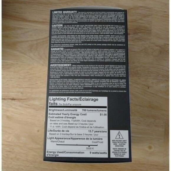 ❌SOLD❌FEIT ELECTRIC BUG ZAPPER 60-WATT EQ DAYLIGHT LED LIGHT BULBS-NEW - Picture 3 of 3